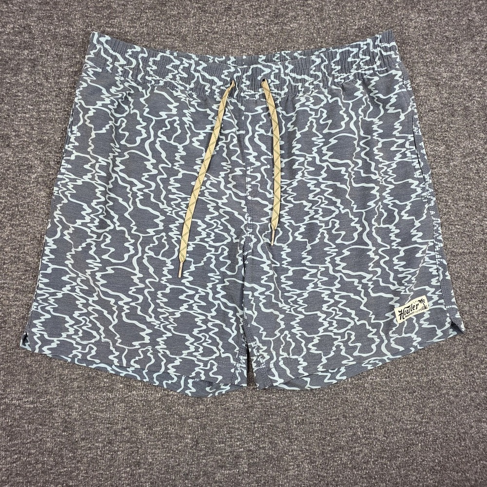 Howler Bros Boardshorts Men's Size Large 6.5" Inseam Ocean Motion Shimmer Beach